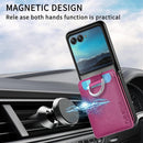 Motorola Razr+ 2023 Case Wallet with Card Holder Luxury PU Leather Protective Phone Case