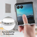 Motorola Razr+ 2023 Case Wallet with Card Holder Luxury PU Leather Protective Phone Case