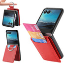 Motorola Razr+ 2023 Case Wallet with Card Holder Luxury PU Leather Protective Phone Case