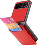Motorola Razr+ 2023 Case Wallet with Card Holder Luxury PU Leather Protective Phone Case
