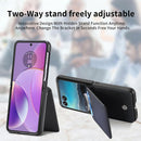 Motorola Razr+ 2023 Case Wallet with Card Holder Luxury PU Leather Protective Phone Case
