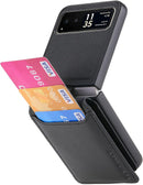 Motorola Razr+ 2023 Case Wallet with Card Holder Luxury PU Leather Protective Phone Case