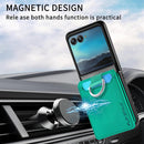 Motorola Razr+ 2023 Case Wallet with Card Holder Luxury PU Leather Protective Phone Case