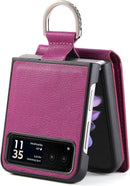 Motorola Razr+ 2023 Case Wallet with Card Holder Luxury PU Leather Protective Phone Case