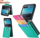 Motorola Razr+ 2023 Case Wallet with Card Holder Luxury PU Leather Protective Phone Case