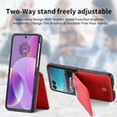 Motorola Razr+ 2023 Case Wallet with Card Holder Luxury PU Leather Protective Phone Case