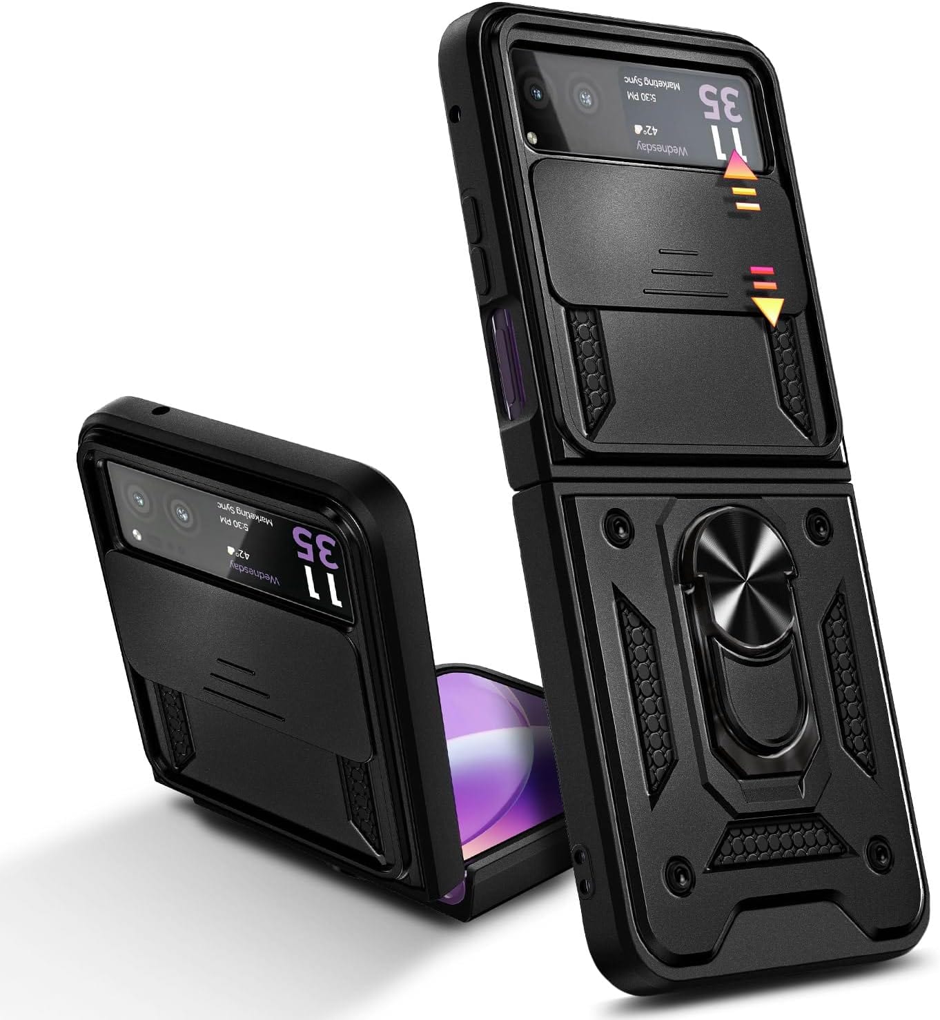 Motorola Razr 2023 Protective Magnetic Car Mount Ring Case