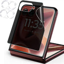 Motorola Razr 60 Ultra Privacy Front Screen Protector and Camera Lens Protector