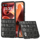 Motorola Razr Ultra 2025/2026 Drop-Proof Genuine Leather Case
