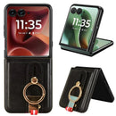 Motorola Razr Ultra 2025/2026 Wristband Kickstand Leather Case