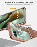 Motorola Razr Ultra Built - In Screen Protector Shockproof Smartphone Cover