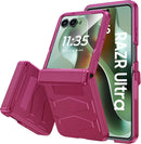 Motorola Razr Ultra Built - In Screen Protector Shockproof Smartphone Cover