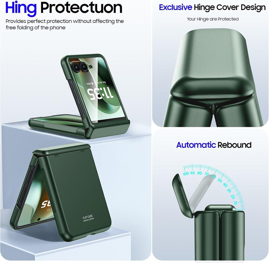 Motorola Razr Ultra Hinge Protection & Built-In Screen Protector Case