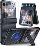 Motorola Razr Ultra Hinge Protection＆Kickstand Built - In Screen Protector Phone Case