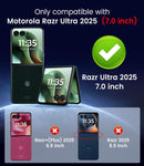 Motorola Razr Ultra Privacy Screen Protector & Hinge Protection Case