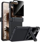 Motorola Razr Ultra Privacy Screen Protector Kickstand & Hinge Protection Cover