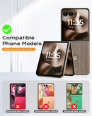 Motorola Razr Ultra Privacy Screen Protector Kickstand & Hinge Protection Cover