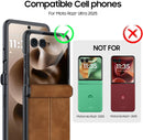 Motorola Razr Ultra Screen Protector PU Leather Matte PC Shockproof Phone Cover