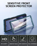 Galaxy Z Fold 7 Case with S Pen Holder and Slim Stylus,Invisible Kickstand