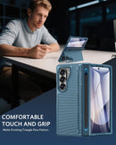 Galaxy Z Fold 7 Case with S Pen Holder and Slim Stylus,Invisible Kickstand