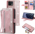 OnePlus 10 Pro One Plus 10Pro 5G Wallet Case Wrist Strap Zipper Purse Phone Cover