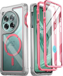 OnePlus 12 5G Built - in Screen Protector Full Body Shockproof Rugged Clear Cover Case