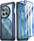 OnePlus 12 5G Built - in Screen Protector Full Body Shockproof Rugged Clear Cover Case