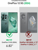 OnePlus 12 5G Built - in Screen Protector Full Body Shockproof Rugged Clear Cover Case