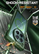 OnePlus 12 5G Built - in Screen Protector Full Body Shockproof Rugged Clear Cover Case