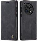OnePlus 12 5G Leather Wallet Case Classic Design Card Flip Fold Case