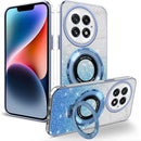 Oneplus 13R Glitter Silicone TPU Cover Ring Stand