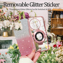 Oneplus 13R Glitter Silicone TPU Cover Ring Stand