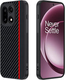 OnePlus 15 Carbon Fiber Leather Case – Slim Hybrid