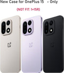 OnePlus 15 Carbon Fiber Leather Case – Slim Hybrid