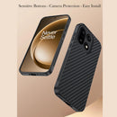 OnePlus 15 Carbon Fiber Leather Case – Slim Hybrid
