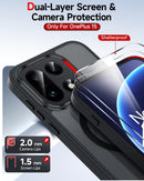 OnePlus 15 Case with 2 Screen Protectors – Matte Slim