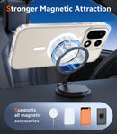 OnePlus 15 Clear Magnetic Case – Anti-Yellow Rugged