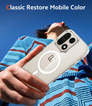 OnePlus 15 Clear Magnetic Case – Anti-Yellow Rugged