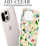 OnePlus 15 Floral Clear Case – Embossed Flowers