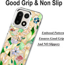 OnePlus 15 Floral Clear Case – Embossed Flowers
