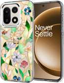 OnePlus 15 Floral Clear Case – Embossed Flowers