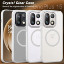 OnePlus 15 Frosted Hard Back Case – Wireless Charging