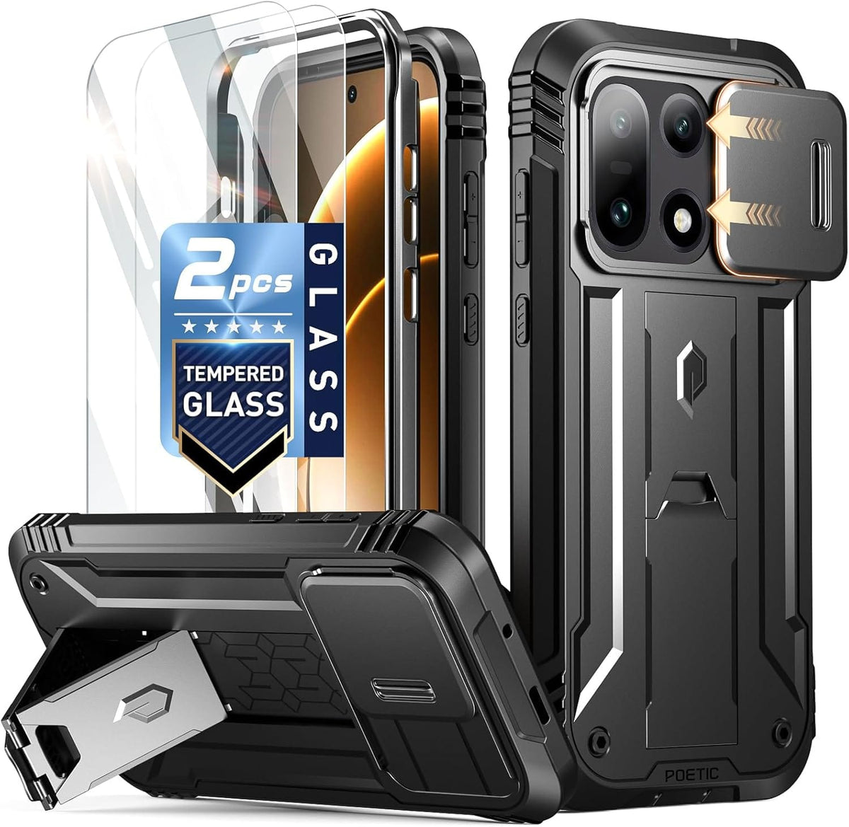 OnePlus 15 Military Grade Case - Sliding Camera Cover