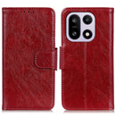 OnePlus 15 Nappa Texture Split Leather Wallet Case