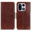 OnePlus 15 Nappa Texture Split Leather Wallet Case