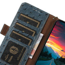 OnePlus 15 Ostrich Texture Leather Wallet Case
