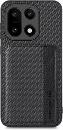 OnePlus 15 Wallet Case – Carbon Fiber Kickstand