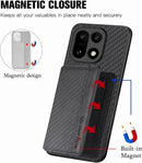 OnePlus 15 Wallet Case – Carbon Fiber Kickstand