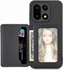 OnePlus 15 Wallet Case – Carbon Fiber Kickstand