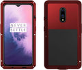 Oneplus 7 Aluminum Metal Bumper Silicone Rugged Case Hybrid Military Shockproof Heavy Duty Armor